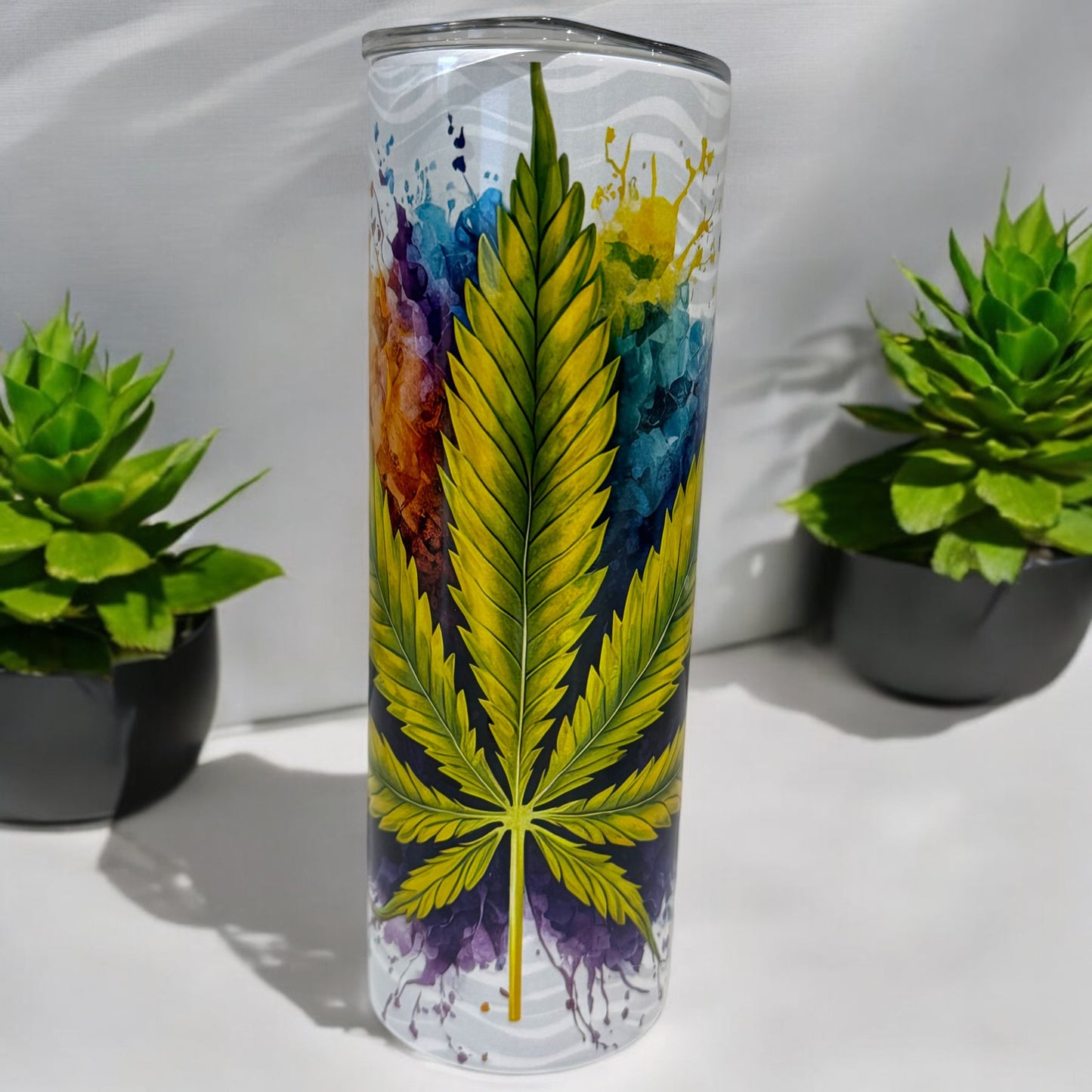 Green Leaf Tumbler image 0