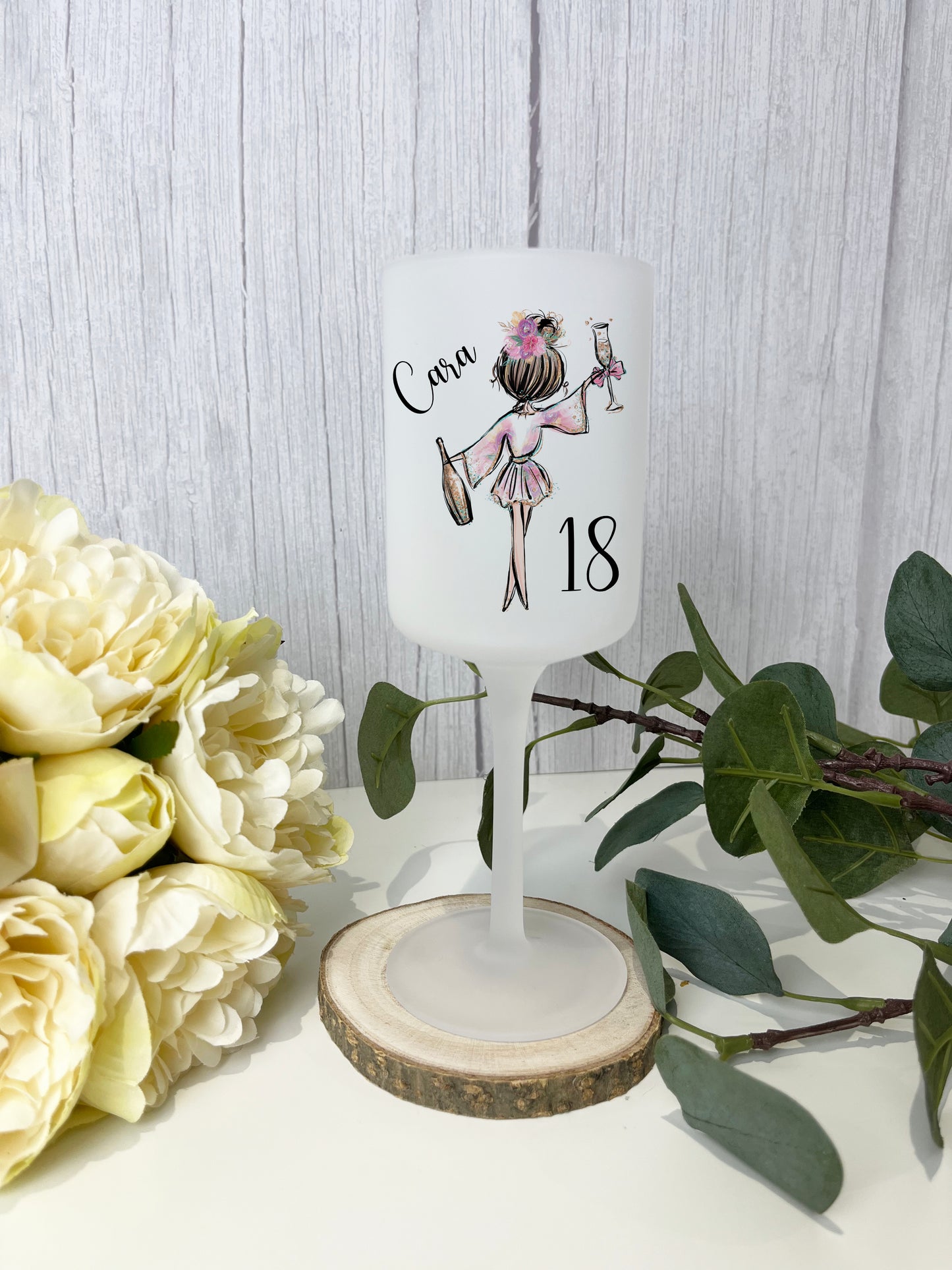 Personalised Wine Glass - Any Birthday image 0