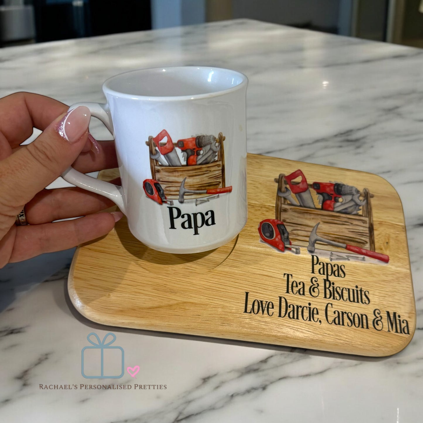 Personalised Tea board - Tool Box