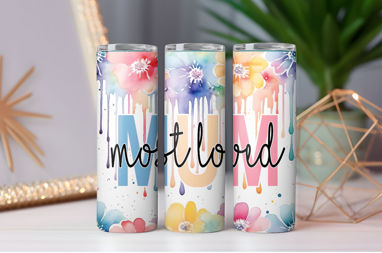 Dripping Flowers Tumbler image 0