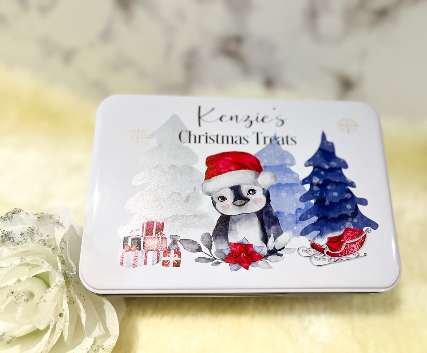 Penguin Christmas Treat Tin image 2