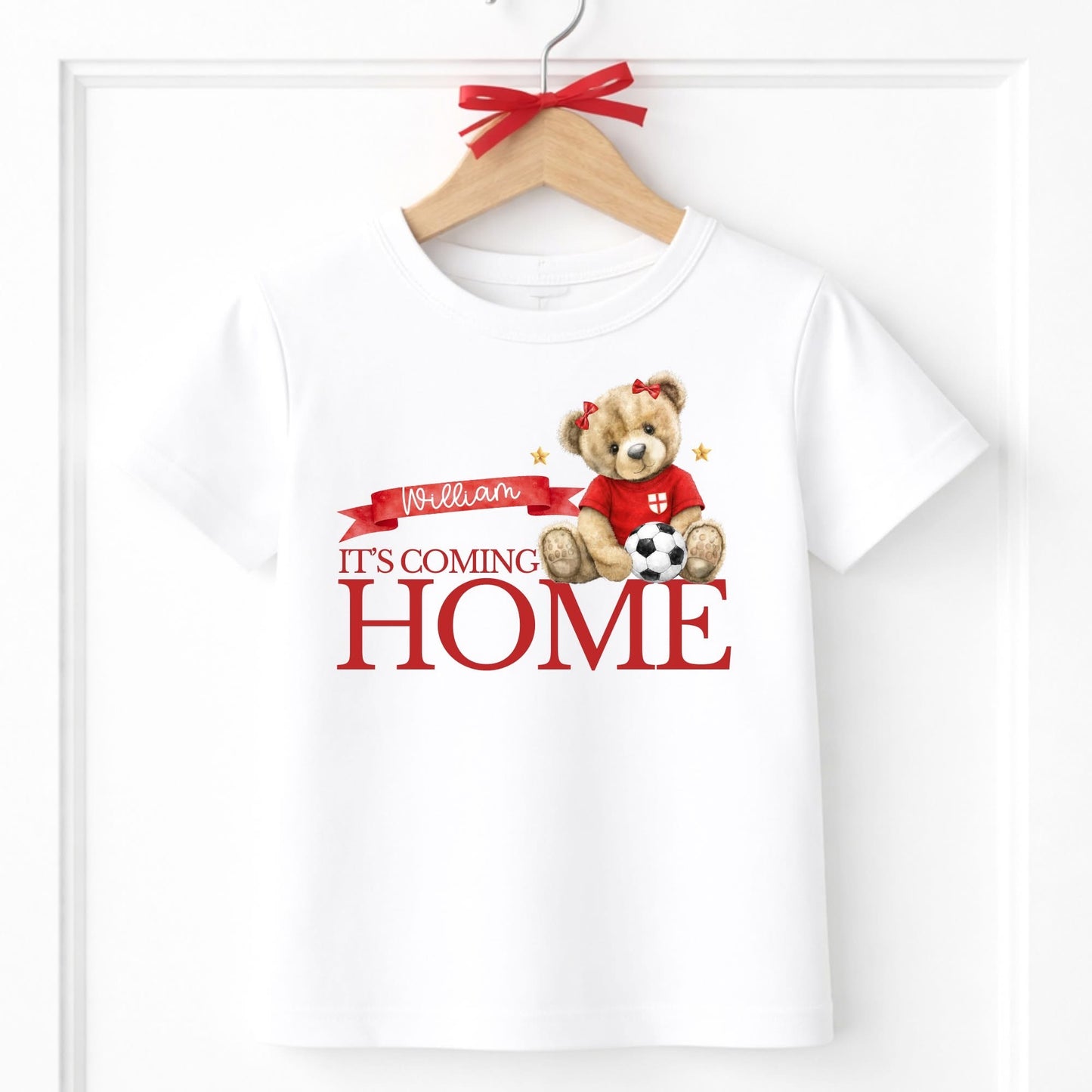 World Cup It’s Coming Home Bear T Shirt