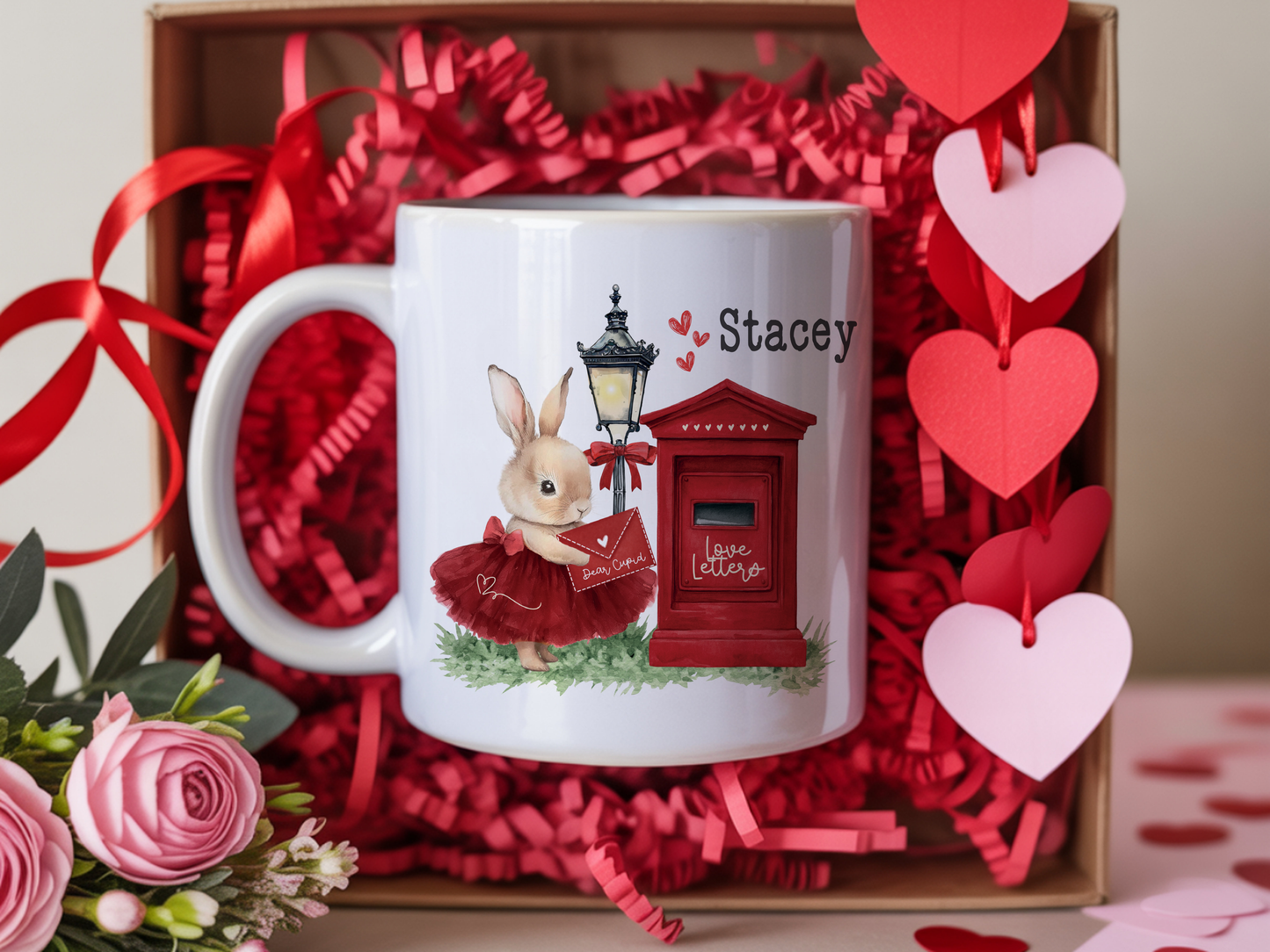 Valentines Bunny Box and Gifts