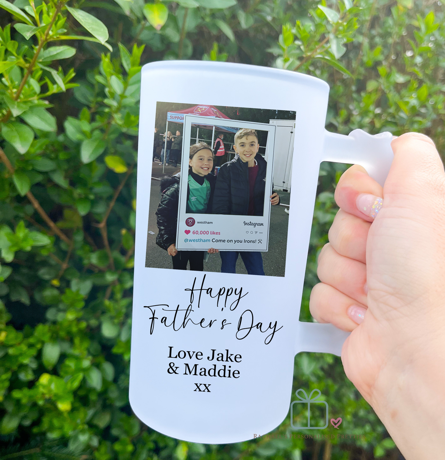 Photo Frosted Beer Glass