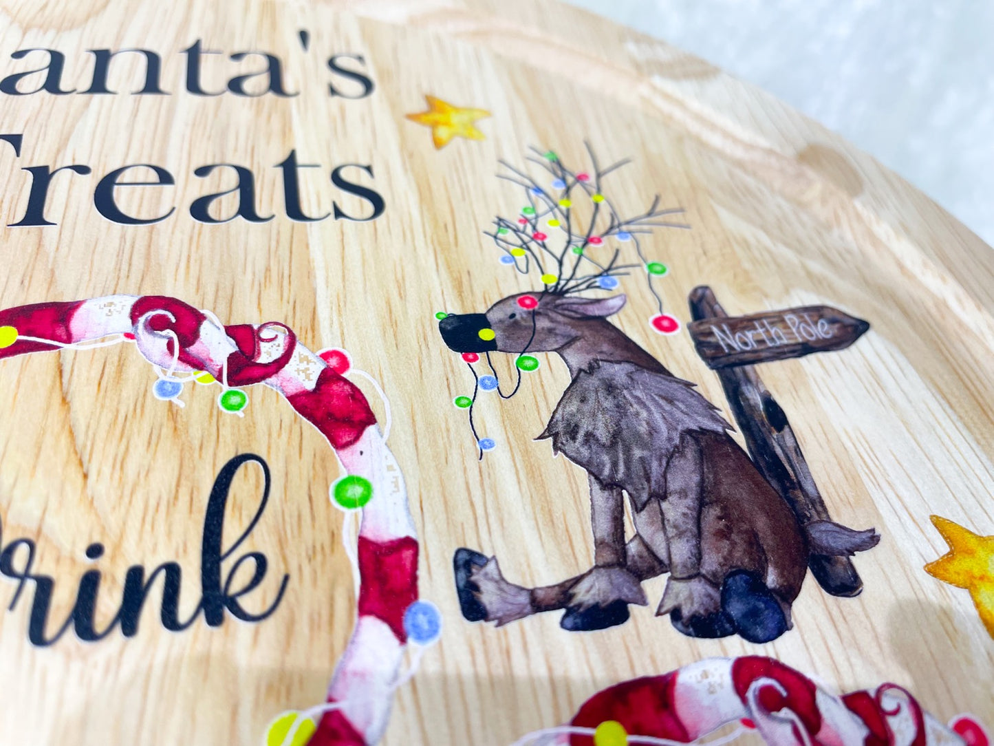 Silly Santa Christmas Eve Santa Treat Board image 5