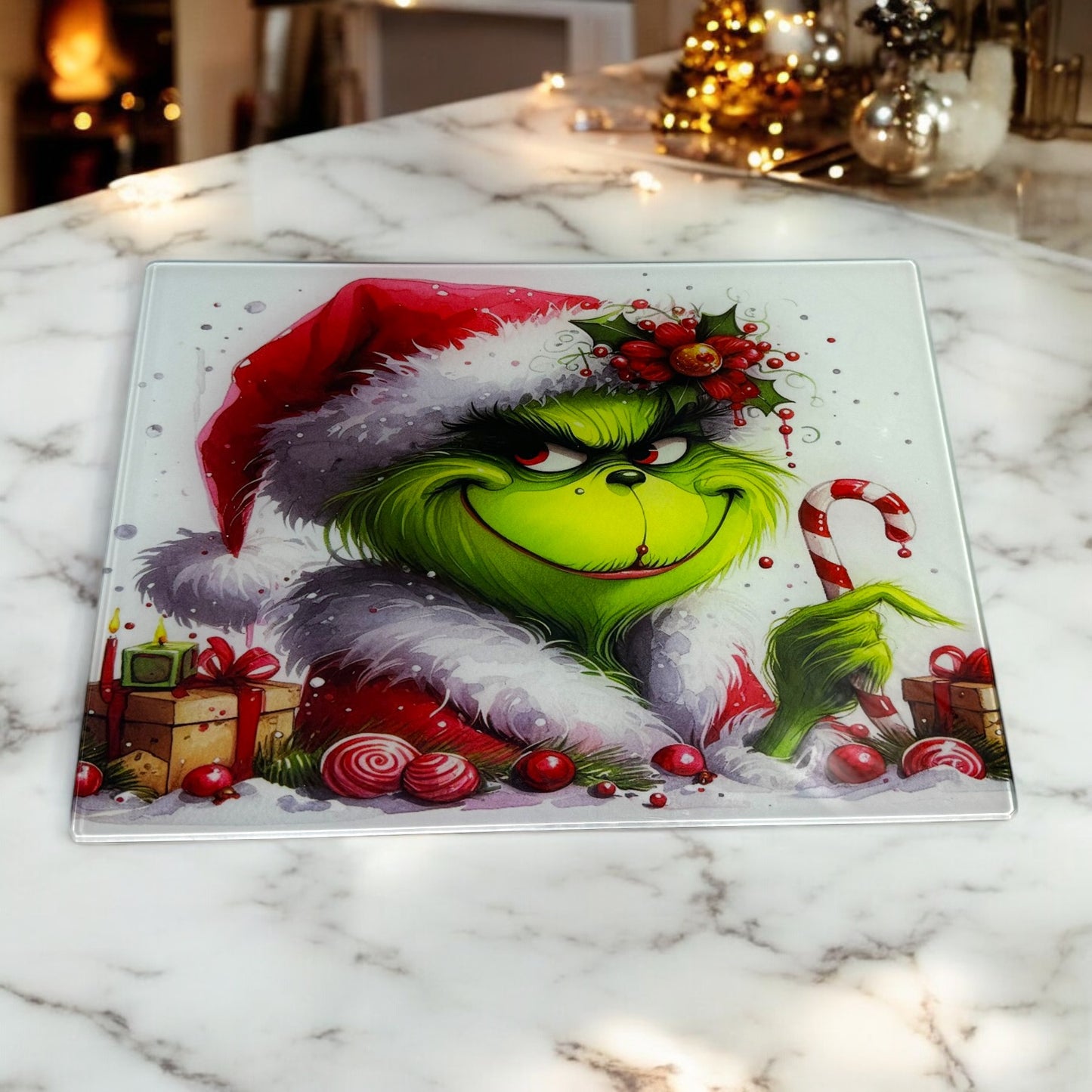 Grinch Christmas Chopping boards image 1
