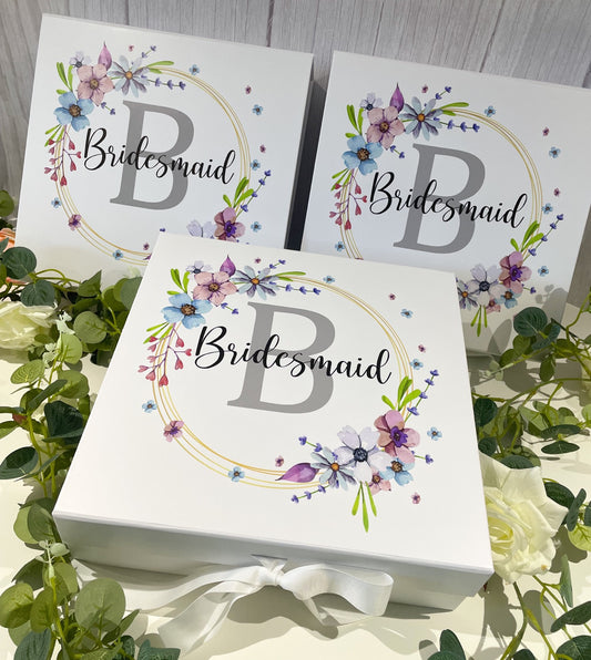 Floral Ring Ribbon Gift Box  image 0