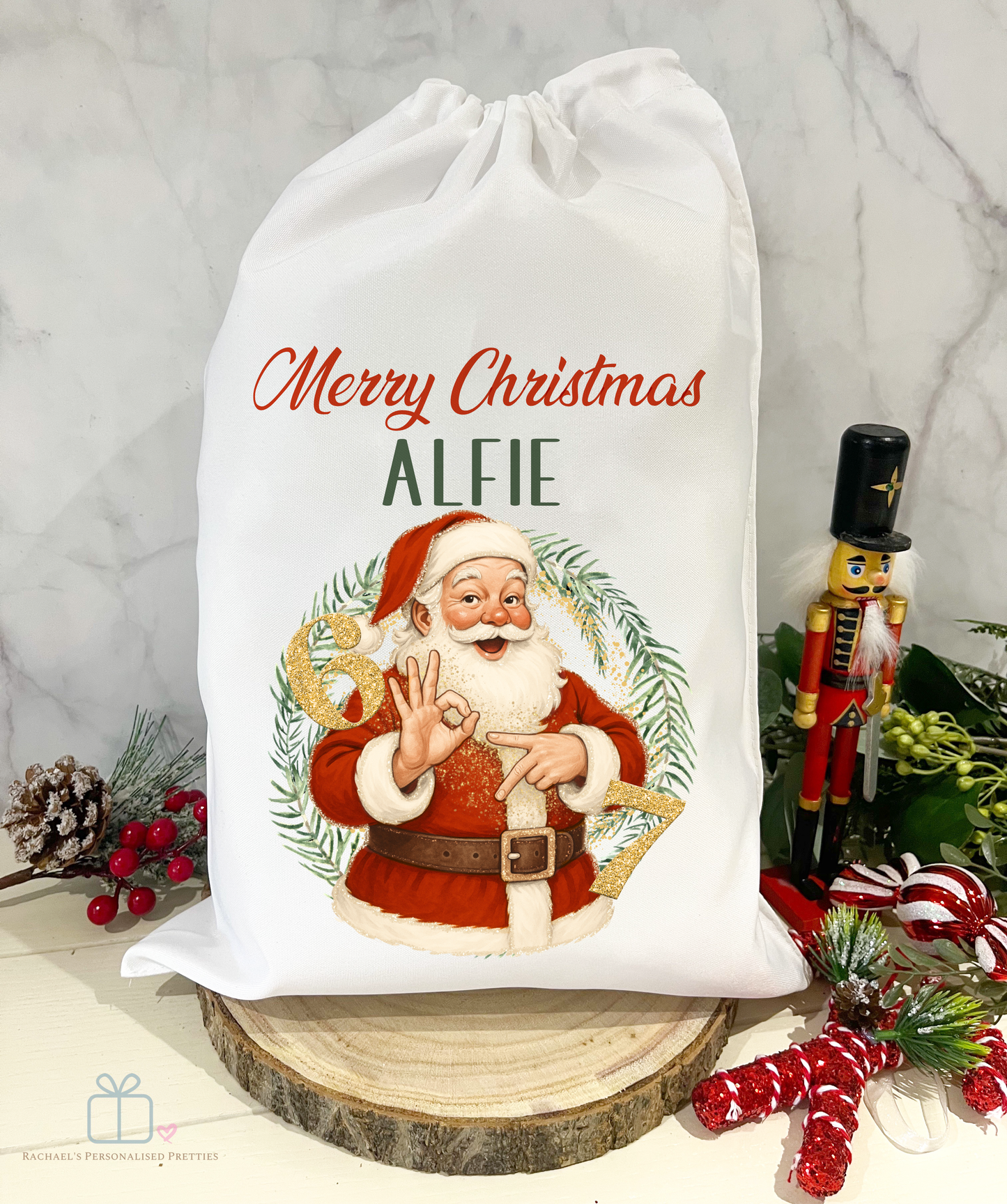67 A3 Gift Bag Sack - Santa