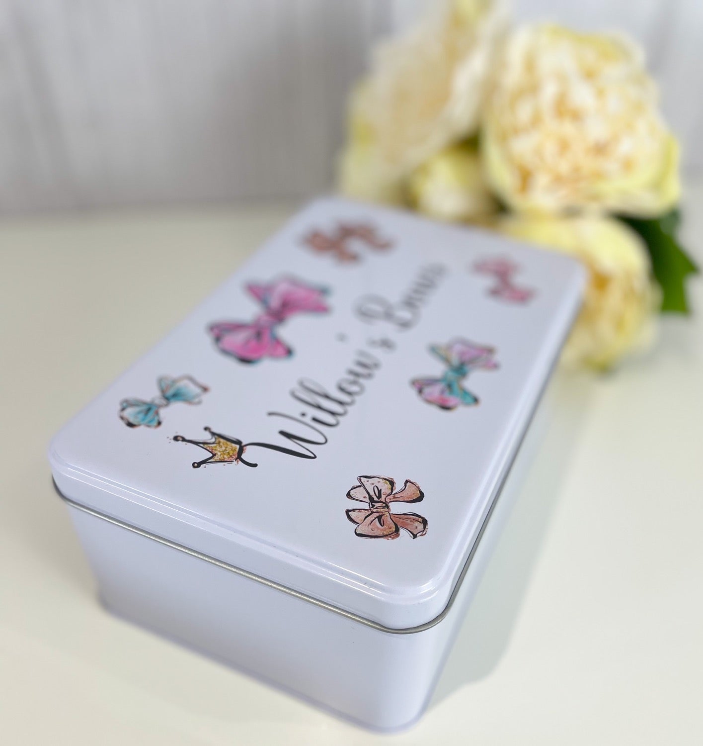 Personalised Hair Bows Tin image 4