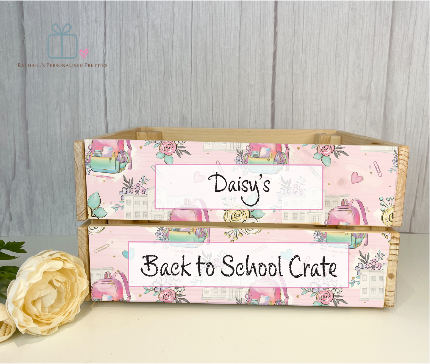 Back to school crate