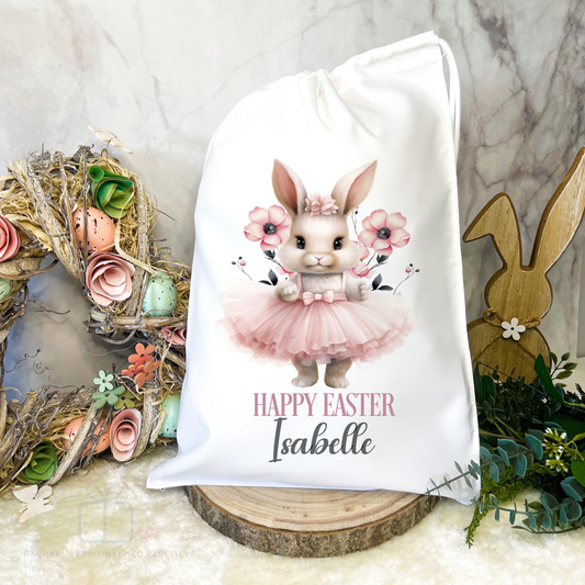 Ballerina Bunny Easter Sack  - 2 Sizes