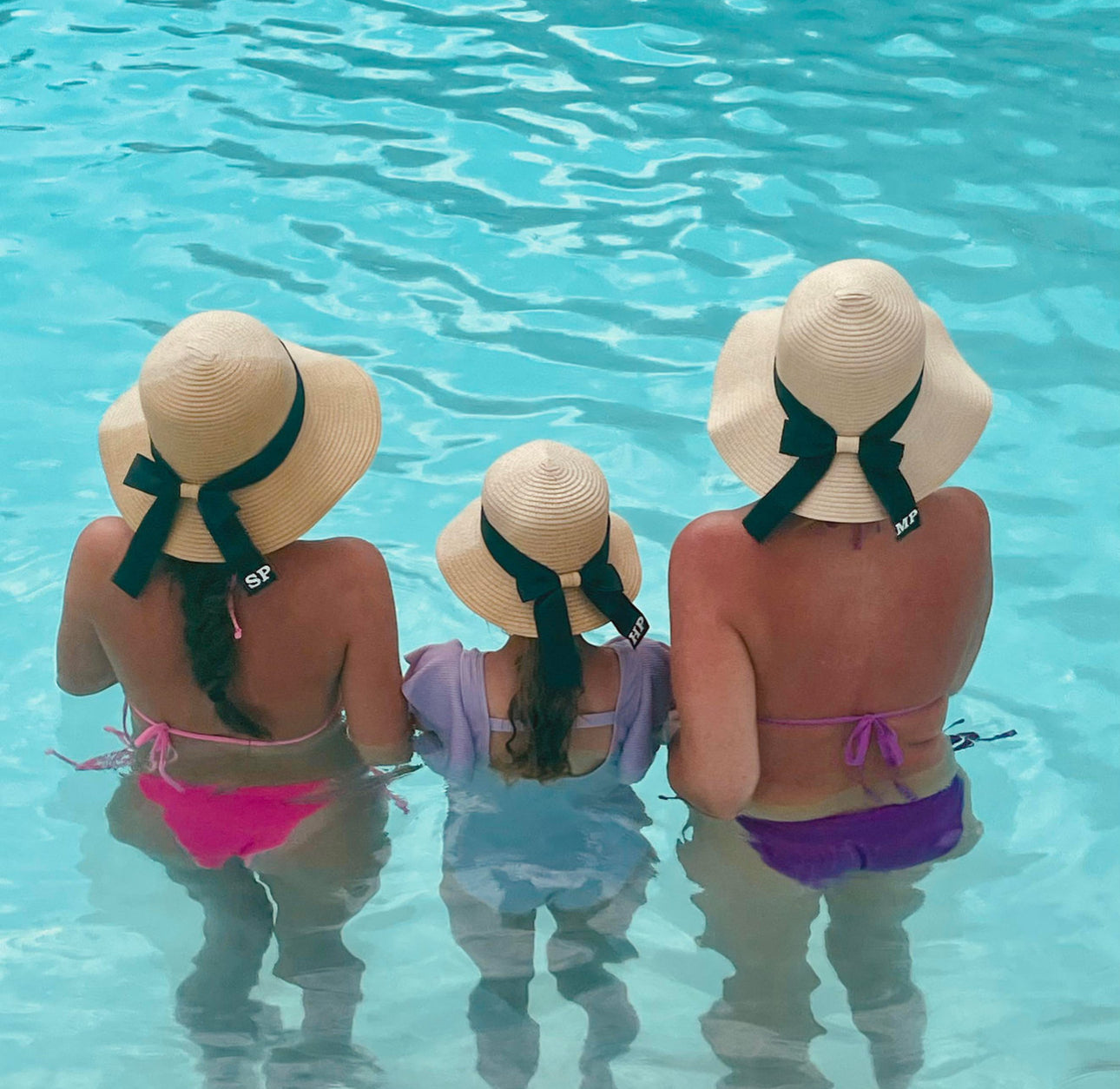 Set of 2 adult and kids hats