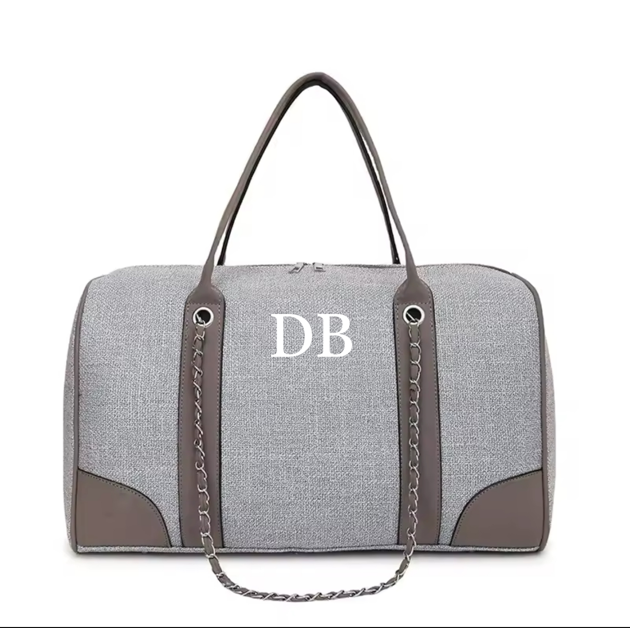 Personalised Monogram Initial Canvas Holdall Bags