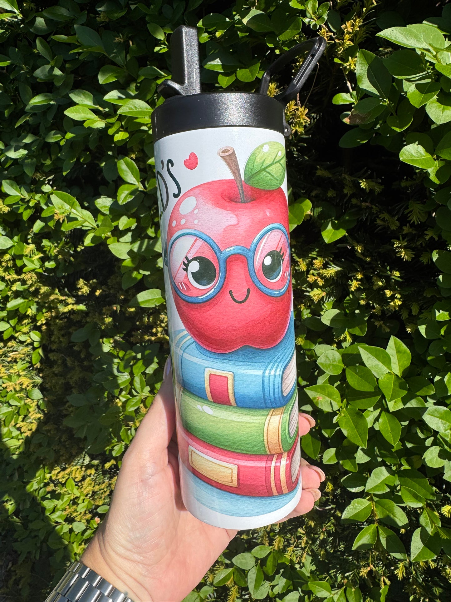 World’s Best Teacher Apple Books Tumbler