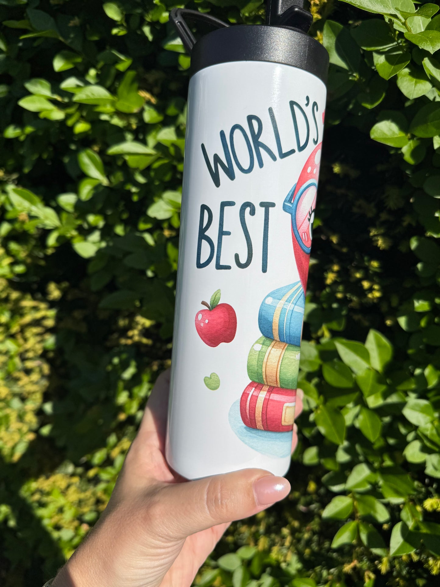 World’s Best Teacher Apple Books Tumbler