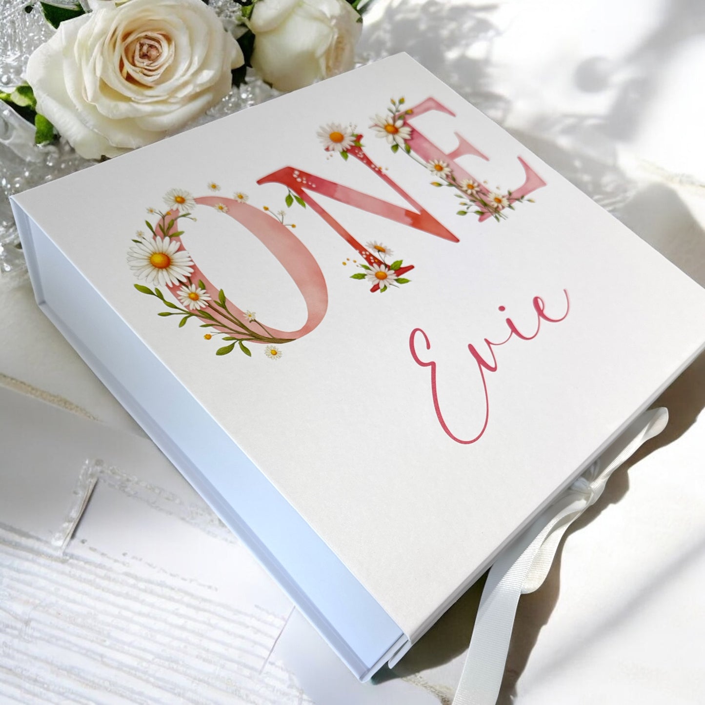 Any Age Birthday Gift Box - Daisy Numbers