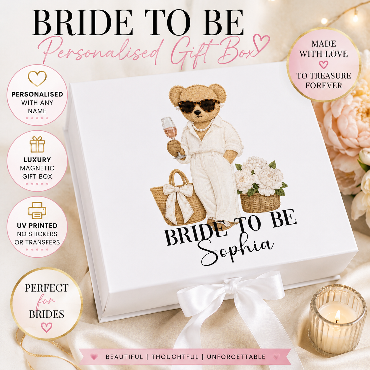 Bride gift box - Bride Bear