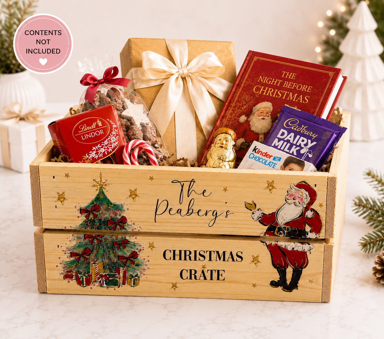 Santa Christmas Crate