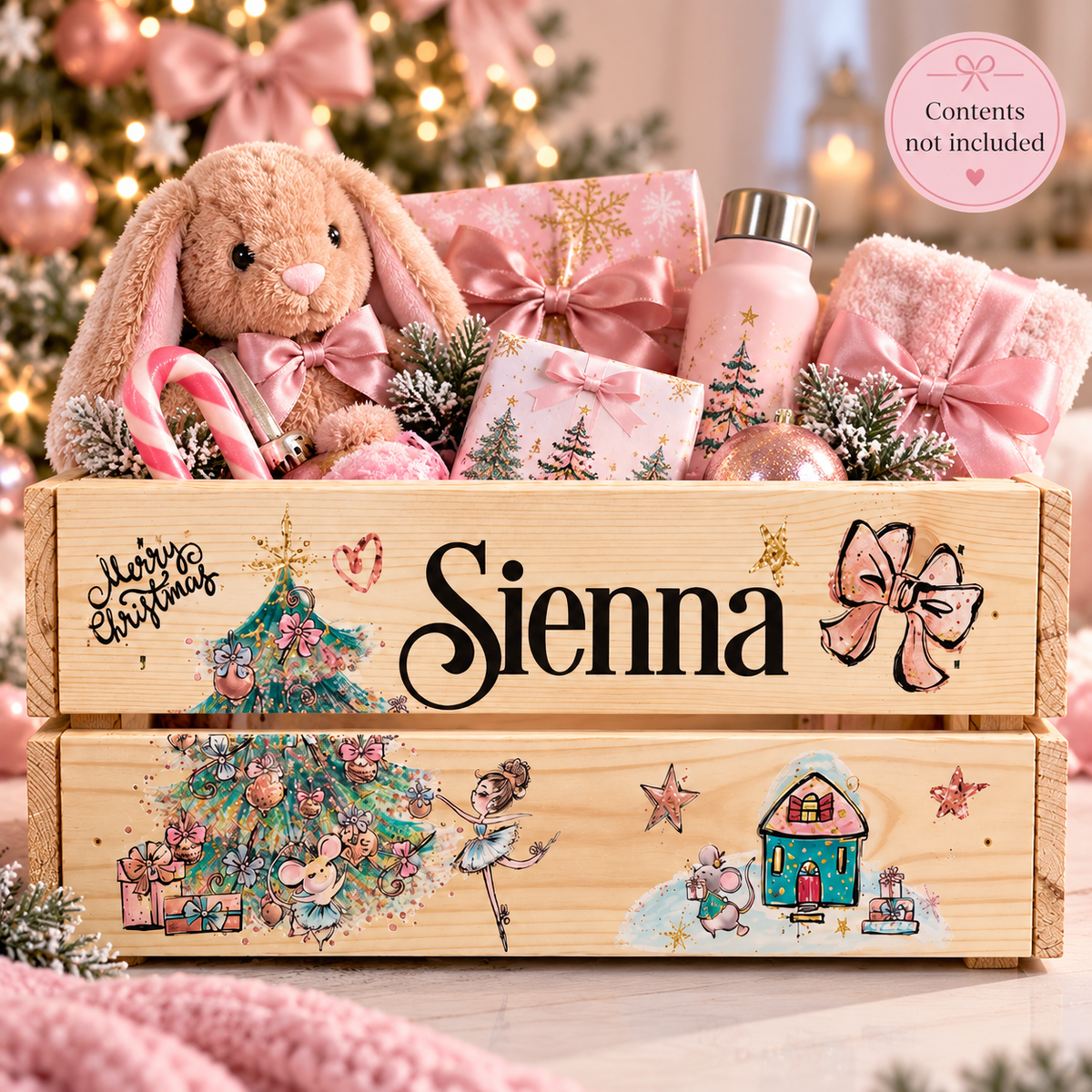 Ballerina Christmas Crate