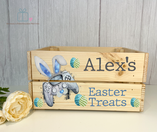 Gamer Bunny Large Controller Easter Crate