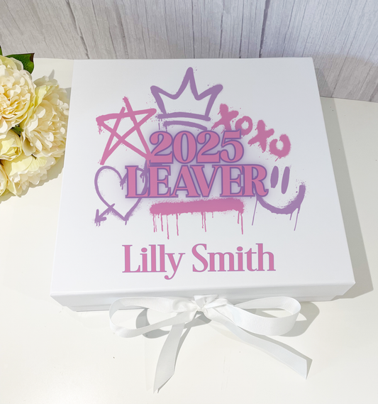 2025 School Leavers Box Pink/Purple