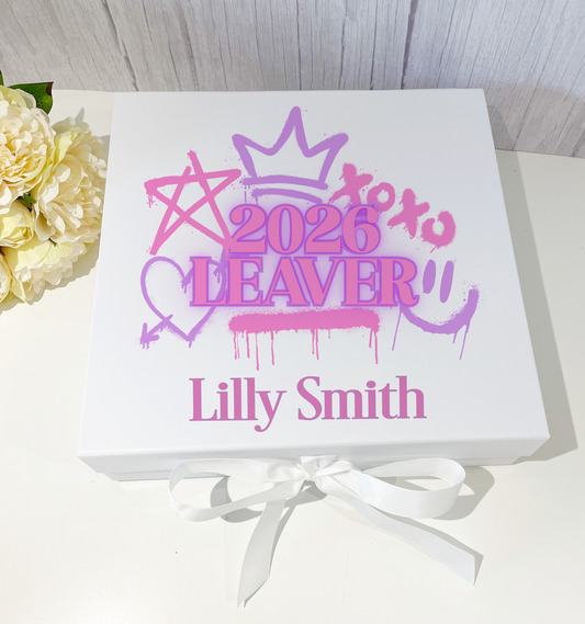 2026 School Leavers Box Pink/Purple