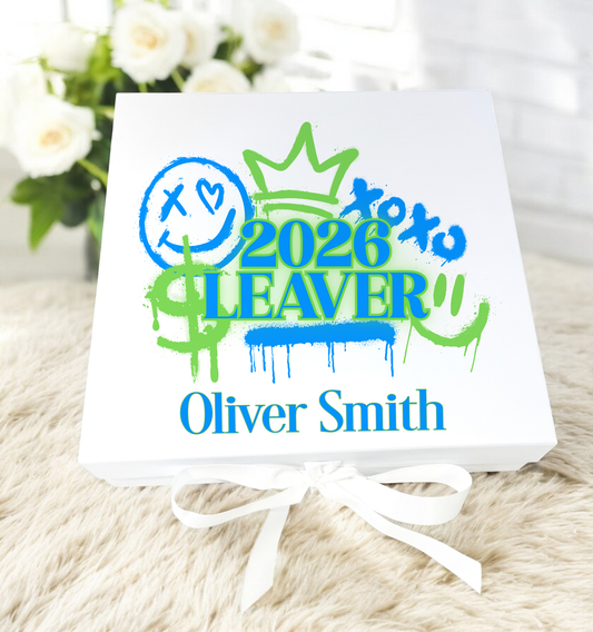 2026 School Leavers Box Blue/Green