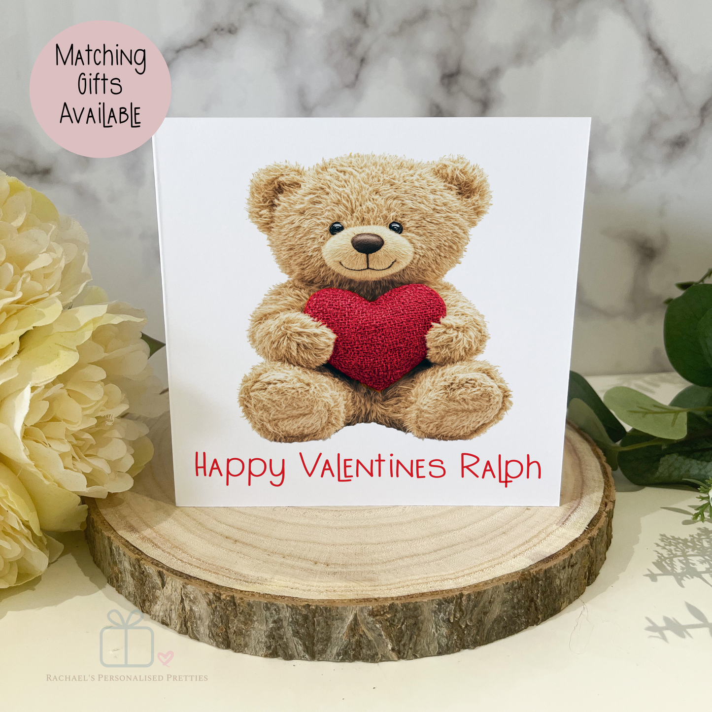 Valentines Boy Teddy Bear Box and Gifts