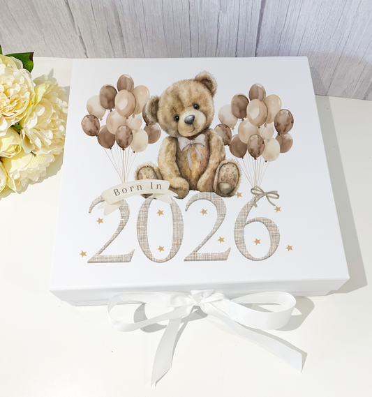 Personalised Born in 2026 Baby Card | Custom New Baby Keepsake | Birth Announcement Card | Baby Milestone Card | Nursery Decor | Baby Shower Gift