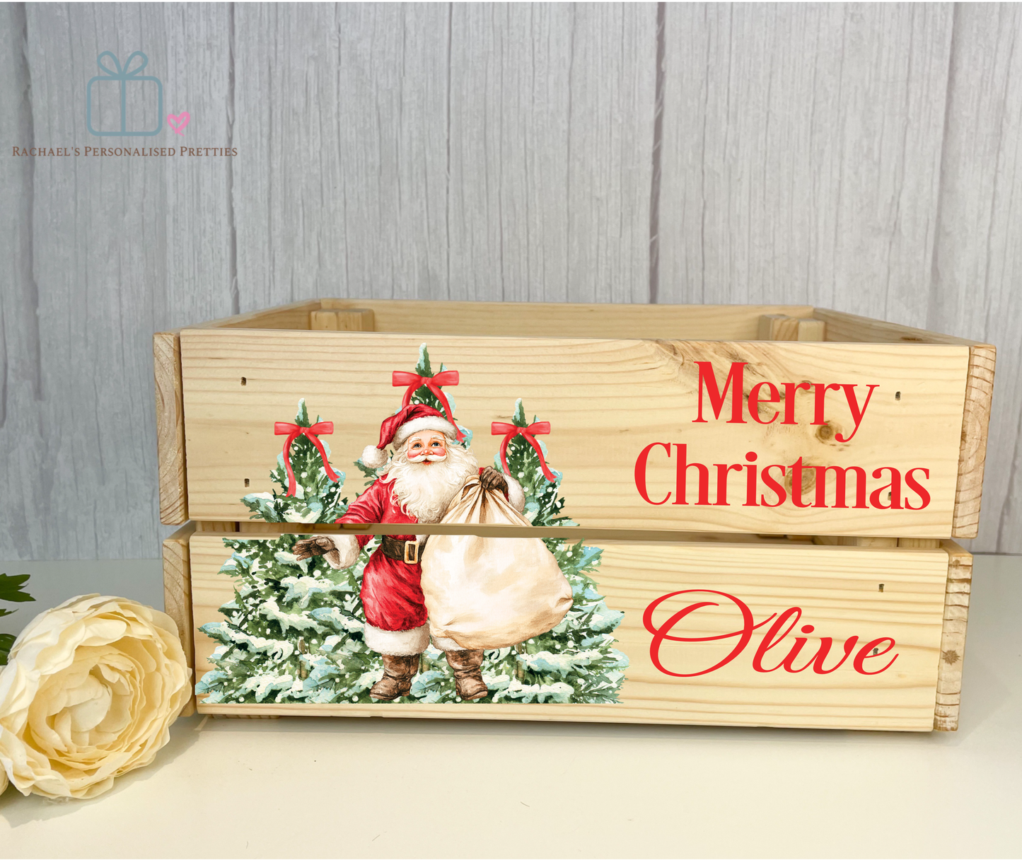 Traditional Santa Crate