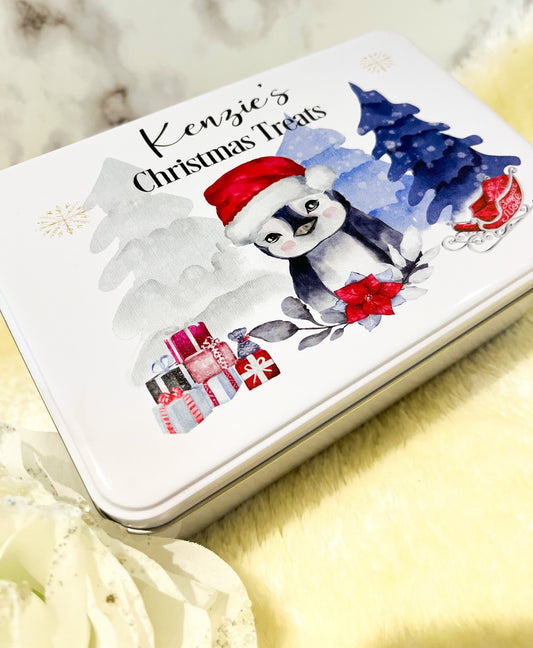 Penguin Christmas Treat Tin  image 0