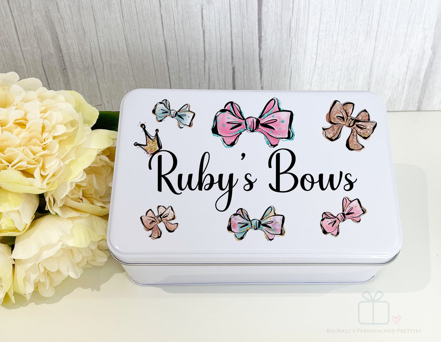 Personalised Hair Bows Tin image 3