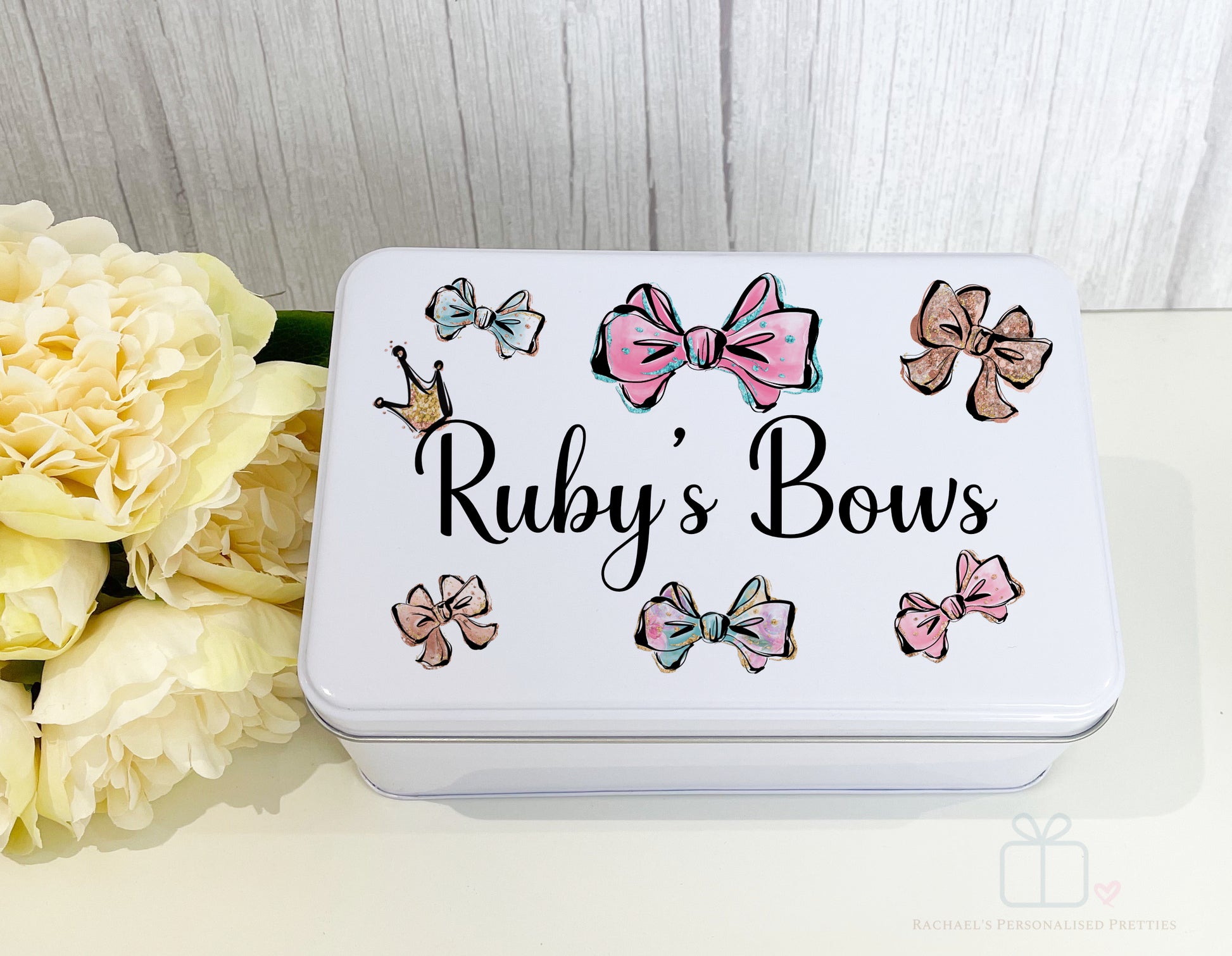Personalised Hair Bows Tin image 3