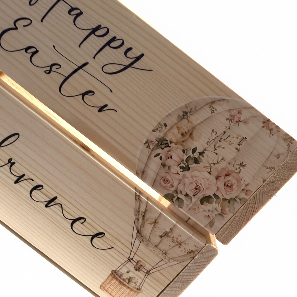 Easter Crate - Floral Side Clean Background